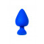 Анальная пробка A-Toys By Toyfa, силикон, синяя, 8,3 см, ø 4,1 см - [Фото 3]