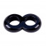 Ерекційне кільце - GK Power Duo Cock 8 Ball Ring Black - [Фото 2]