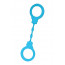 Силиконовые наручники A-Toys By Toyfa, силикон, голубые, 33 см - [Фото 4]