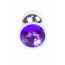 Анальная пробка - Jewellery Silver Plug Purple - [Фото 4]