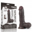 Фалоімітатор - 7.8'' Sliding Skin Dual Layer Dong Brown - [Фото 1]