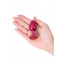 Анальный страз Toyfa Metal красный, с кристаллом цвета рубин, 7,2 см, ø2,8 см, 50 г - [Фото 4]
