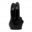 Насадка на вібромасажер - Double Finger Wang Massager Head Black Transparent - [Фото 2]