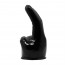 Насадка на вібромасажер - Double Finger Wang Massager Head Black Transparent - [Фото 3]