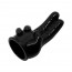 Насадка на вібромасажер - Double Finger Wang Massager Head Black Transparent - [Фото 5]