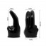 Насадка на вібромасажер - Double Finger Wang Massager Head Black Transparent - [Фото 6]