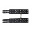 Кайдани Leather Double Fix Leg Cuffs, BLACK - [Фото 3]