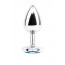 Анальна пробка - Hi-Basic Heart Gem Anal Plug Silver - [Фото 2]