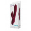 Вібратор - Vibrator with clitoral stimulator L'EROINA by TOYFA Sangra, silicone, burgundy, 20.5 cm - [Фото 1]