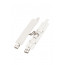 Наручники Leather Dominant Hand Cuffs, WHITE - [Фото 2]