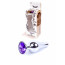 Анальна пробка - Jewellery Silver BUTT PLUG Purple - [Фото 1]