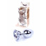 Анальна пробка - Jewellery Silver  Heart PLUG Clear - [Фото 1]