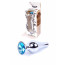 Анальна пробка - Jewellery Silver BUTT PLUG Light Blue - [Фото 1]