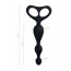 TOYFA POPO Pleasure Anal Beads Black - [Фото 2]