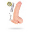 RealStick Elite, Realistic vibrator, TPR, flesh, 15 cm - [Фото 4]