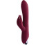 Вібратор - Vibrator with clitoral stimulator L'EROINA by TOYFA Sangra, silicone, burgundy, 20.5 cm - [Фото 2]