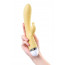 Вібратор - Flovetta by Toyfa Aster, silicone, yellow, 22 cm - [Фото 2]