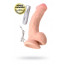 Вібратор - RealStick Elite Suction cup based vibrator, 7 speeds, TPR, 17 cm, 3xAAA - [Фото 3]