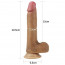 Фалоімітатор - 8'' Nature Cock Brown - [Фото 2]
