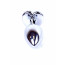Анальна пробка - Jewellery Silver  Heart PLUG Light Blue - [Фото 2]