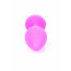 Анальна пробка - Jewellery Pink Silicon PLUG Medium Light Blue Diamond - [Фото 6]