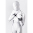 Наручники - Anonymo handcuffs, polyester, silver, 23.5 cm - [Фото 2]