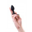 Анальна пробка - POPO Pleasure by TOYFA butt plug with S rhinestone, silicone, black, 7.2 cm, O 2.8  - [Фото 3]