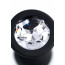 Анальна пробка - POPO Pleasure by TOYFA butt plug with S rhinestone, silicone, black, 7.2 cm, O 2.8  - [Фото 5]
