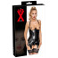 Комплект білизни - 29013231 CamiSuspender latex opencup - black - [Фото 1]