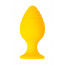 Анальна пробка - Anal plug Riffle, yellow,ToDo, 7,5 cm - [Фото 5]