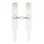 Наручники Leather Standart Hand Cuffs, White - [Фото 2]