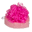 Губка для ванни Bath Sponge Heart, 12 см - [Фото 1]