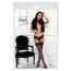 Панчохи - 2520664 Cottelli Collection Hold-Up Stock, black - [Фото 1]