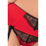 (SALE) Комплект белья BRIDA SET OpenBra red L/XL - Passion Exclusive: трусики-танга, пояс, лиф - [Фото 2]