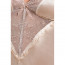 (SALE) Сорочка приталенная с чашечками LOTUS CHEMISE cream XXL/XXXL - Passion Exclusive, трусики - [Фото 3]