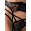 Комплект белья FLORIS SET black XXL/XXXL - Passion Exclusive: лиф, трусики, пояс для чулок - [Фото 3]
