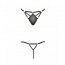 Стринги из стреп MEGGY THONG black S/M - Passion Exclusive - [Фото 3]