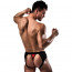 Мужские трусики с красным гульфиком Passion 007 THONG red L/XL - [Фото 1]