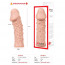 Насадка на член Kokos Extreme Sleeve ES.06 размер M, утолщающая, стимулирующий рельеф - [Фото 5]