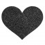 Украшение на соски Bijoux Indiscrets - Flash Heart Black - [Фото 1]