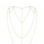 Цепочка для спины Bijoux Indiscrets Magnifique Back and Cleavage Chain - Gold, украшение для тела - [Фото 1]