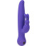 Вибратор-кролик с сенсорным управлением и ротацией Touch by SWAN - Duo Purple, глубокая вибрация - [Фото 2]