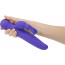 Вибратор-кролик с сенсорным управлением и ротацией Touch by SWAN - Duo Purple, глубокая вибрация - [Фото 3]