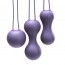 Набор вагинальных шариков Je Joue - Ami Purple, диаметр 3,8-3,3-2,7см, вес 54-71-100гр - [Фото 1]