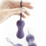 Набор вагинальных шариков Je Joue - Ami Purple, диаметр 3,8-3,3-2,7см, вес 54-71-100гр - [Фото 2]