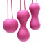 Набор вагинальных шариков Je Joue - Ami Fuchsia, диаметр 3,8-3,3-2,7см, вес 54-71-100гр - [Фото 2]