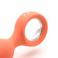 Анальная вибропробка KisToy Orville Orange, диаметр 30мм - [Фото 3]