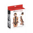 Регулируемый ремень для шеи и запястий Fetish Tentation Harness Straps for Neck с маской на глаза - [Фото 2]
