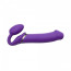 Безремневой страпон с вибрацией Strap-On-Me Vibrating Violet XL, диаметр 4,5см, пульт ДУ, регулируем - [Фото 4]