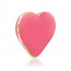 Вибратор-сердечко Rianne S: Heart Vibe Coral, 10 режимов работы, медицинский силикон, подарочная упаковка - [Фото 1]